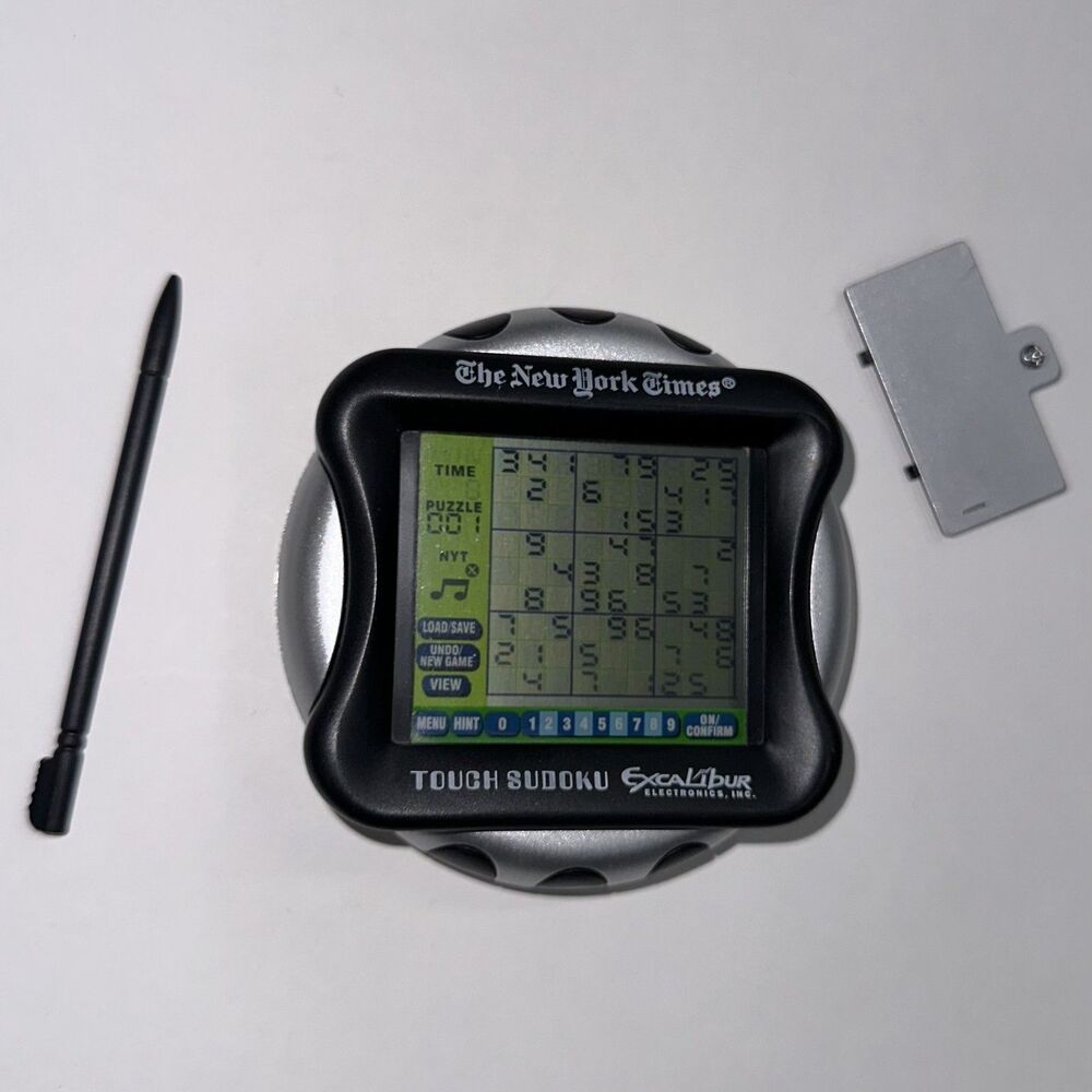 New York Times Touch Screen Sudoku Electronic Game 2006 Excalibur Tested